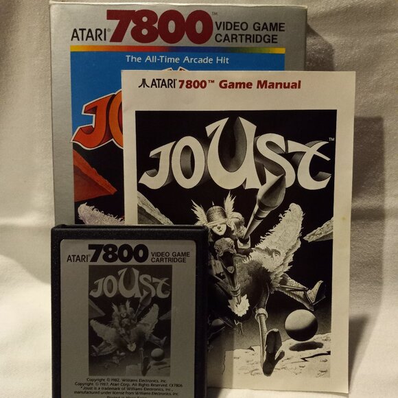 JOUST CIB - ATARI 7800 UN-Tested - Picture 6 of 6